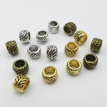 10 шт. 20 металлические кольца для бороды около 5 мм|dreadlock beads|beads