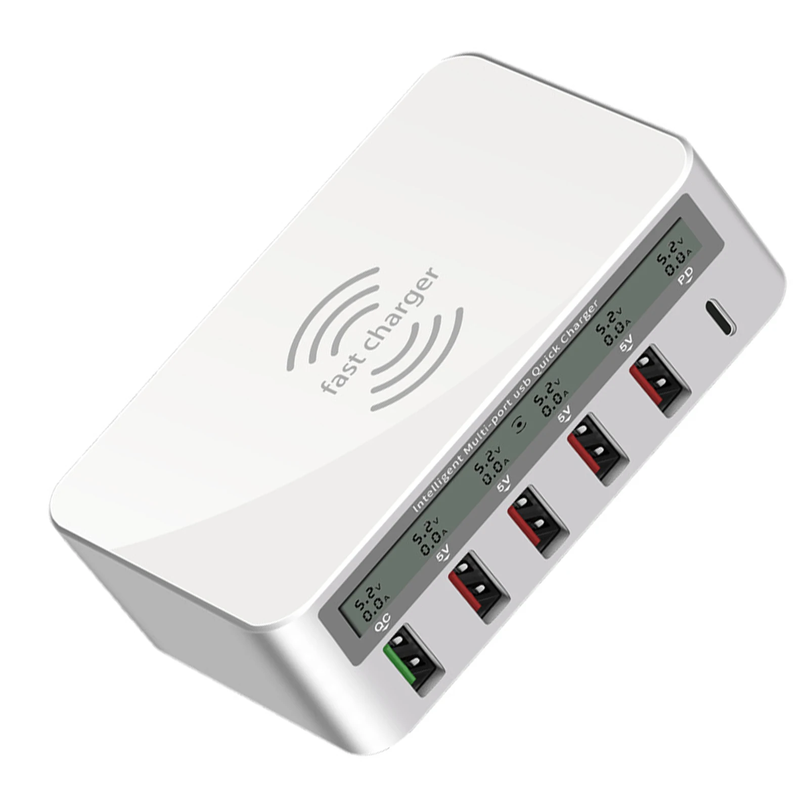Многопортовое 50 Вт USB Зарядное устройство 6-порт зарядная станция
