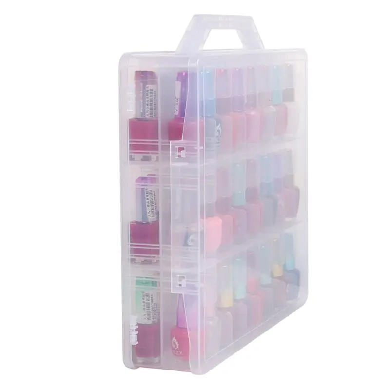 Универсальный держатель для лака ногтей органайзер 48 бутылок регулируемые