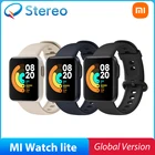Умные часы Xiaomi, умные часы Mi Watch Lite, GPS, 5ATM, дисплей 1,4 дюйма, Bluetooth, водонепроницаемые умные часы, фитнес-трекер с пульсометром