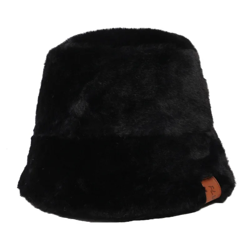Зимняя меховая Рыбацкая шляпа Панама для мужчин и женщин уличная дорожная модные