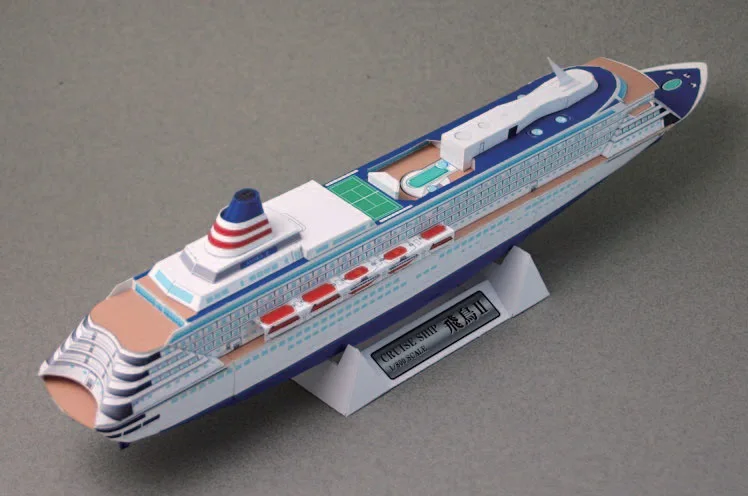 1:400 немецкий адмирал Sher линкор 3D бумажная модель литья под давлением Warship y