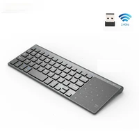 jelly comb 2 4g wireless keyboard with number touchpad mouse thin numeric keypad for android windows desktop laptop pc tv box