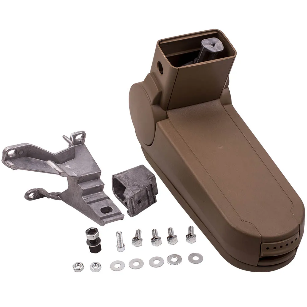 

ABS Base Beige Center Console Armrest For VW Golf Jetta Bora Mk4 Passat B5 1998-2004 Front Leather Center Console Armrest Box