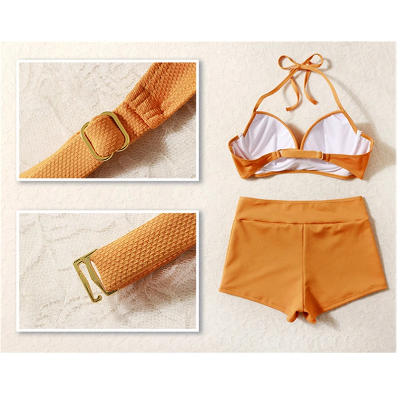 Женский комплект бикини с завышенной талией STAERK женский купальник пуш ап