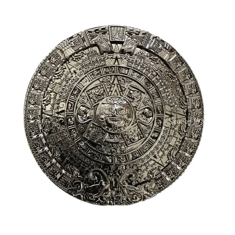 Высокое качество ацтекский Календарь ремень пряжка для мужчин и женщин мода