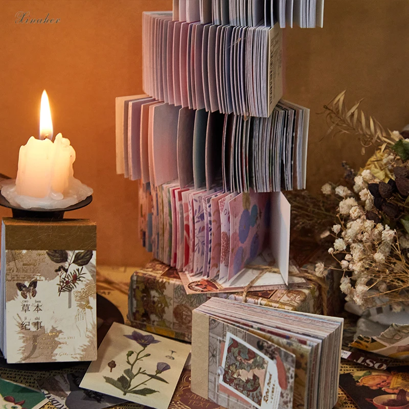 80 шт./компл. милая история мини-наклейка книга материал бумага нежелательный