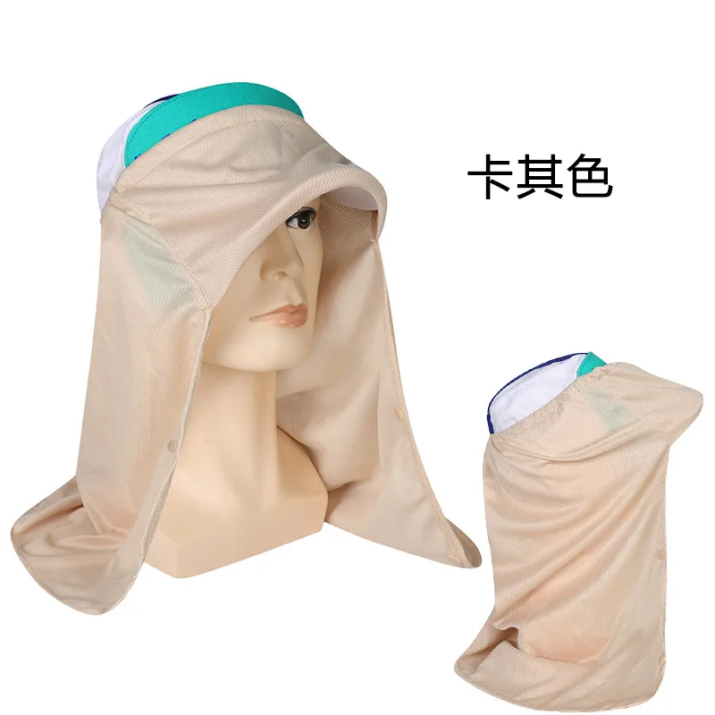 

2019 new outdoor sunscreen curtain anti ultraviolet fisherman's cap