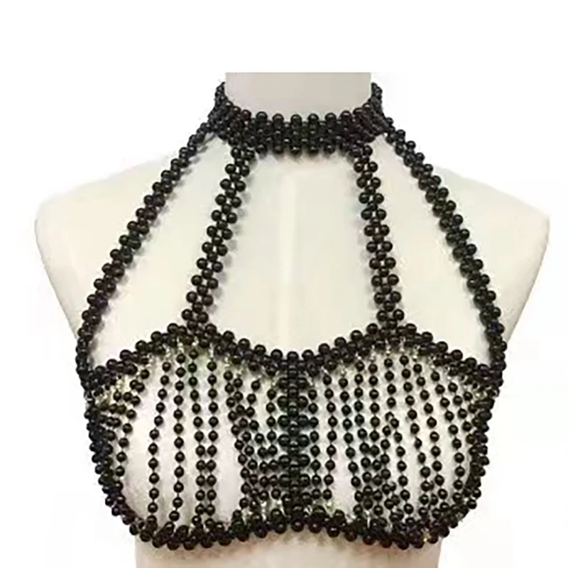 Перламутровая жилетка на плечо с жемчугом ручной работы |