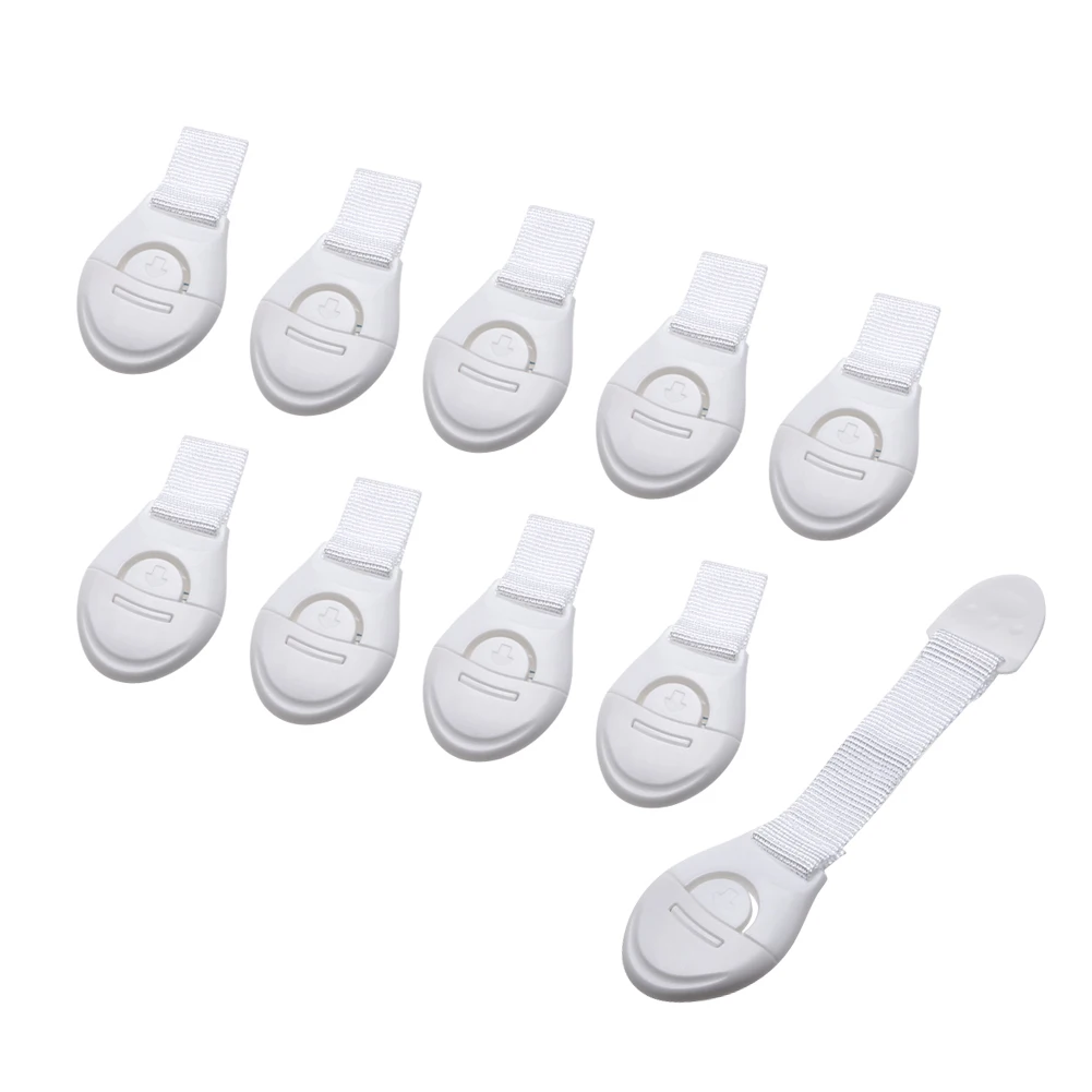 

10pcs Infant Drawer Door Cabinet Cupboard Toddler Safety Lock