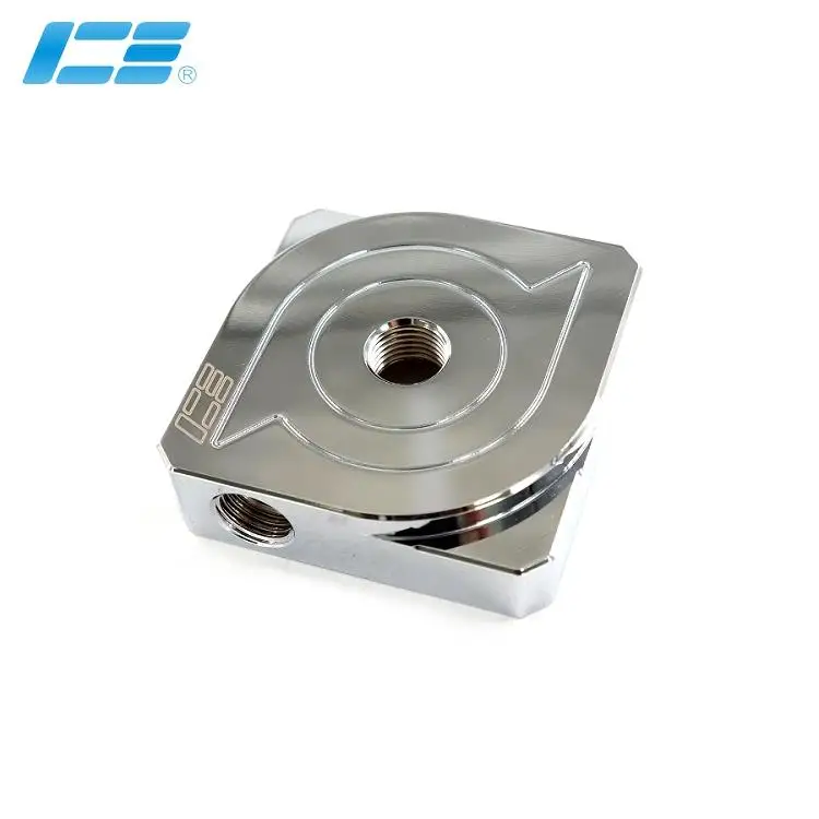 Крышка насоса DDC из чистой меди яркого серебристого цвета высокое качество кулер