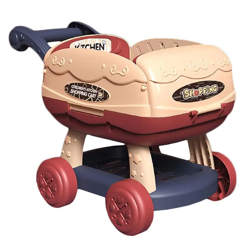 Корзина для покупок игрушка детская корзина барбекю девочек кухня супермаркет