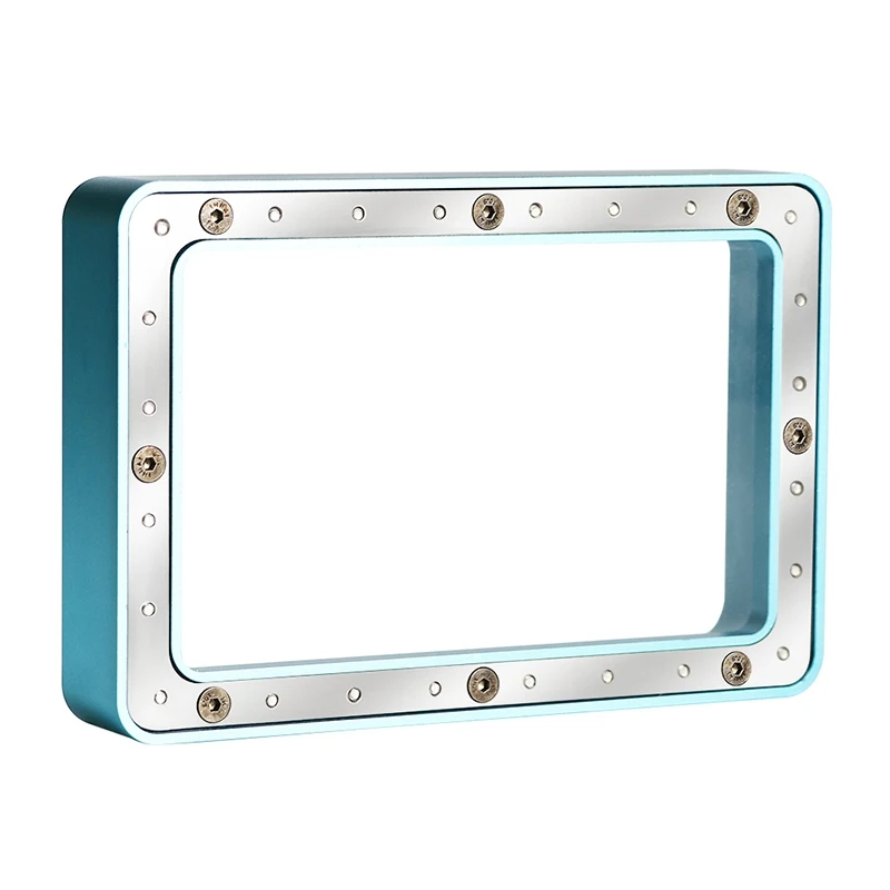 

Material Rack for 3D Printer Anodized Aluminium Resin Vat for Photon FEP Film and Steel Ring Installed Fully Metal