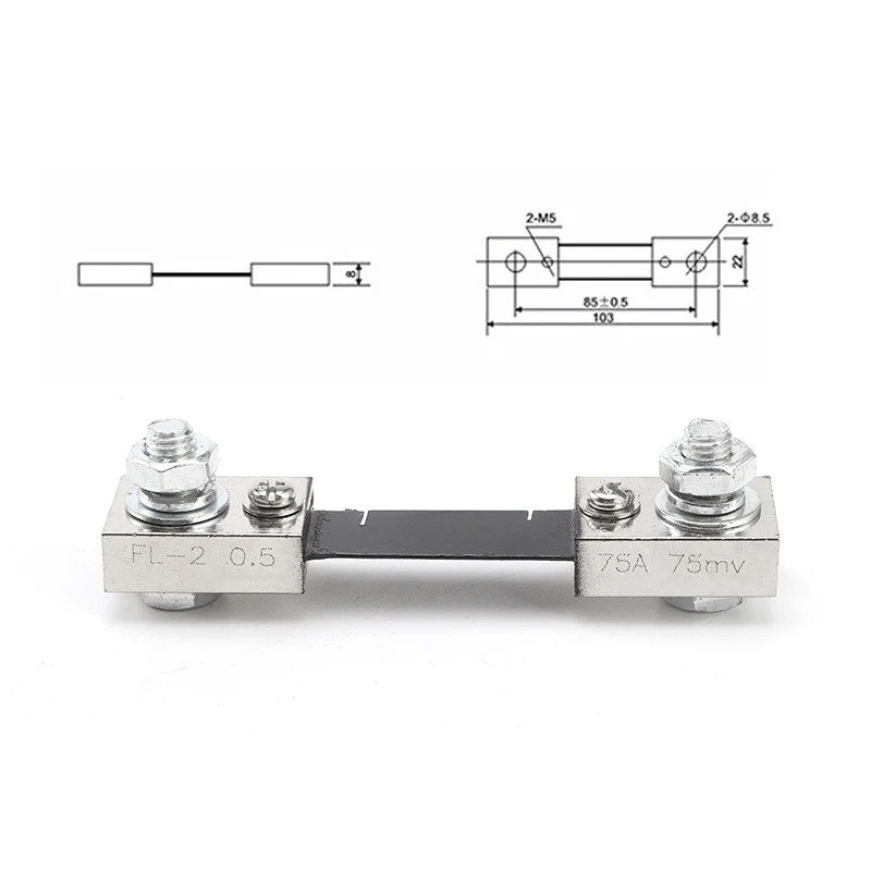 1 внешний шунт класс А рандомный Амперметр 75 а/75 мВ шунтирующий резистор для