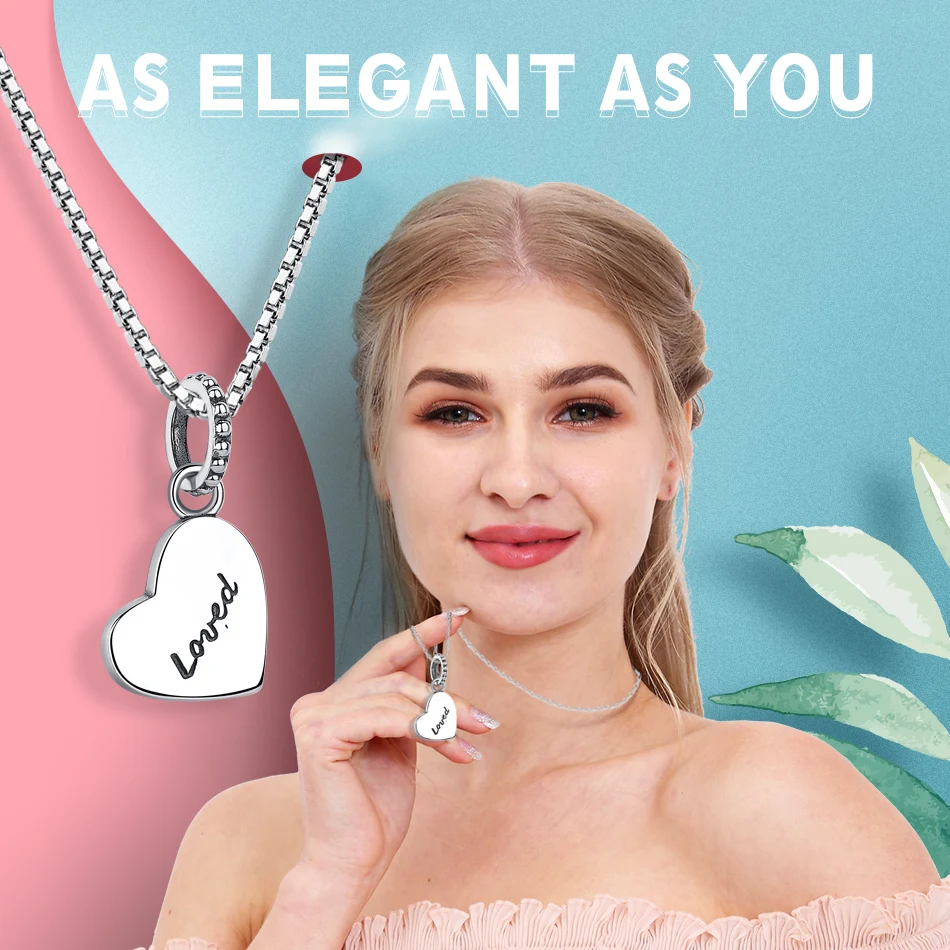 

2019 New Authentic 925 Sterling Silver Pendant Charm Forever Love Red Enamel Heart Beads Fit Original Charm Bracelet DIY Jewelry