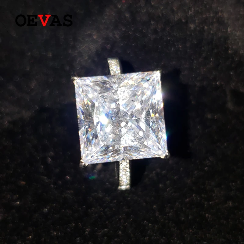 Oetas сверкающие 12*12 мм сделанные Moissanite высокоуглеродные бриллиантовые Свадебные