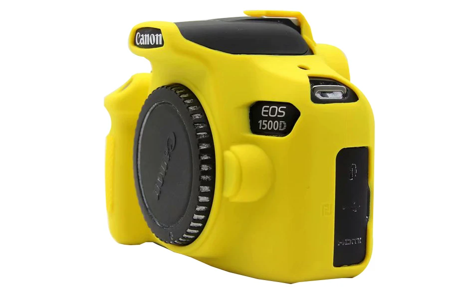 Сумки для камеры Canon EOS 1300D 1500D Мягкий силиконовый чехол цвет резиновый чехол для Canon EOS Rebel T6 Камера Сумка Открытие батареи