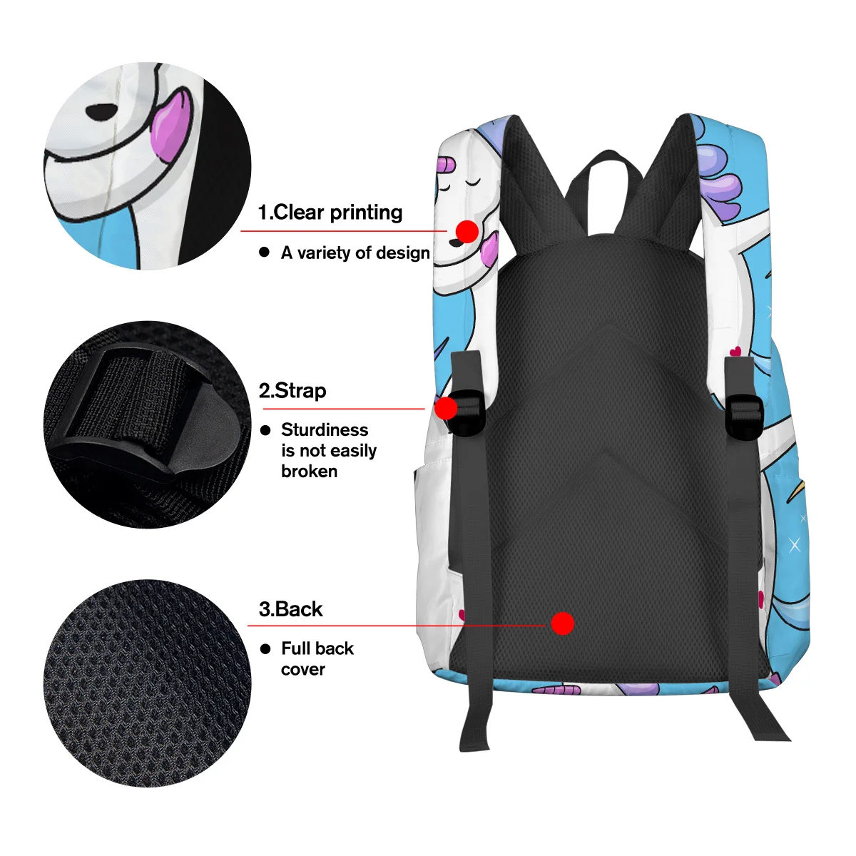 WHEREISART танцевальные рюкзаки с единорогом старшеклассник внутренний каркас