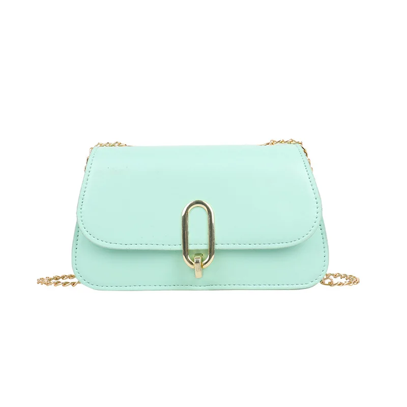 

Trendy Candy Color Bag for Women /Summer Fashion Chain Messenger Bag Korean Style Shoulder Western Style Small Square Bag