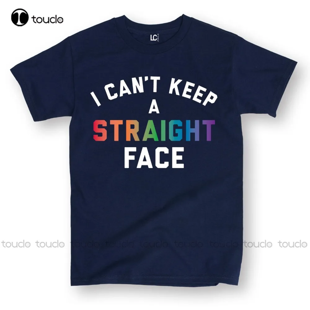 

Sleeve Cotton Print Men'S T-Shirt I Can'T Keep A Straight Face Lgbtq Rainbow Pride Funny Humor Novelty Mens Shirtphoto T Shirts