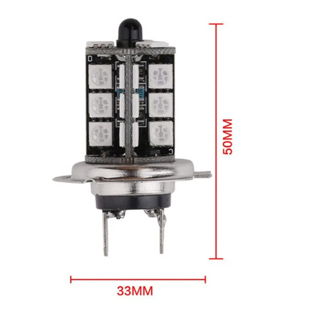 H7/H11/9005 RGB светодиодный противотуманный светильник, красочный автомобильный головной светильник, лампа с дистанционным управлением, задний фонарь, автомобильная противотуманная фара