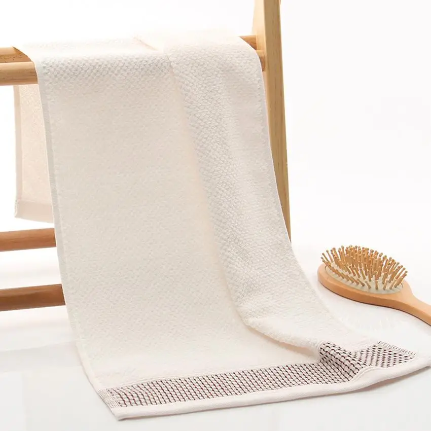 

30 Towel Set Soft Geometric Beauty Face Towels 100% Cotton Bath Towel Swimming Home 3 Colors For Adults Serviette De Bain