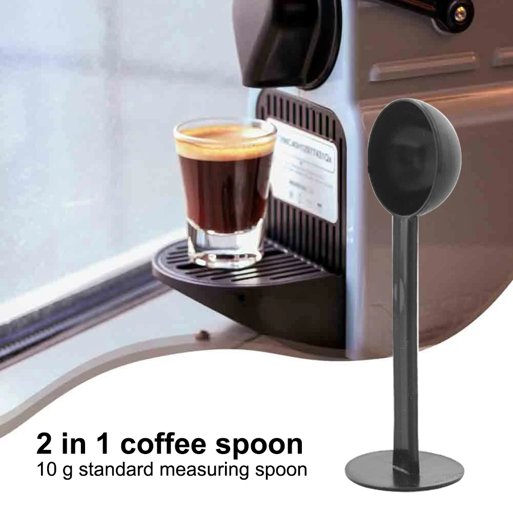 

Кофейный порошок, пресс, ложка 10 г, пластиковая ложка двойного назначения для темпера кофе, стандартный измерительный инструмент, кухонный ...