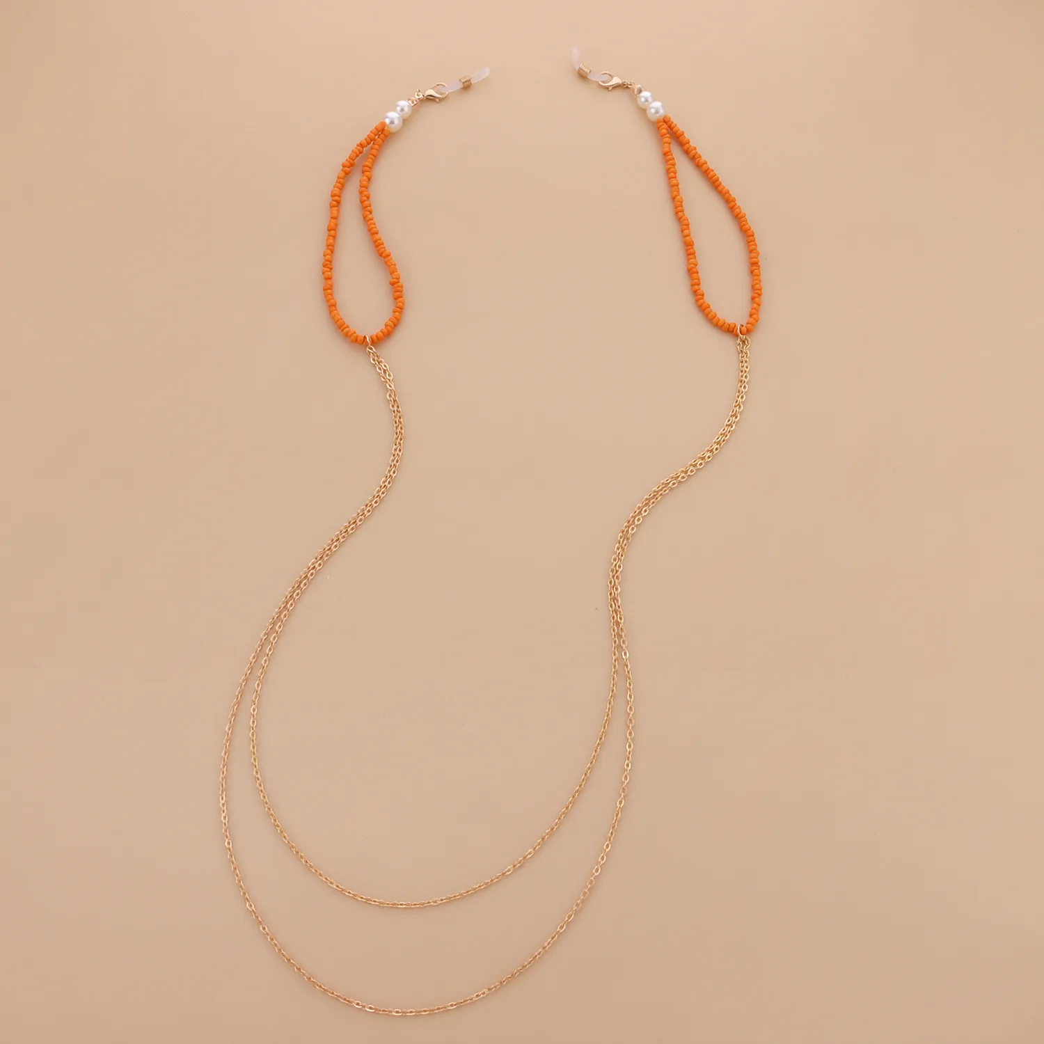 

2021 Chic Fashion Reading Glasses Chain for Women Metal Sunglasses Cords Casual Pearl Beaded Eyeglass Chain for Glasses