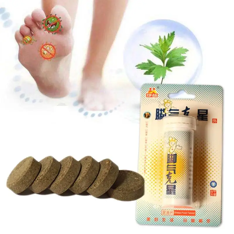 6pcs Fungal Detox Foot Soak Long-Term Relief Athlete Foot Skin Cracking Psoriasis Peeling Cuticle Remover Care