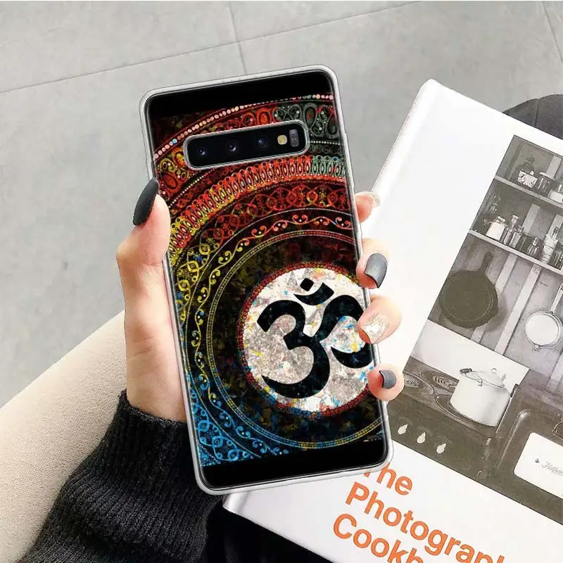 Чехол для телефона Aum Om Yoga Samsung Galaxy S20 FE S21 Ultra S22 Plus S10 Lite S9 S8 J4 J6 J8 + мягкий чехол |