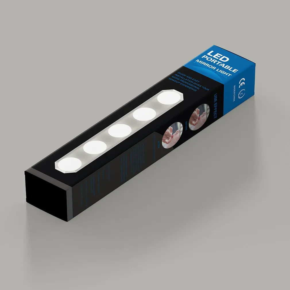 Светодиодная лампа Spiegel для макияжа 5 Licht комплект Helderheid Instelbaar Cosmetisch