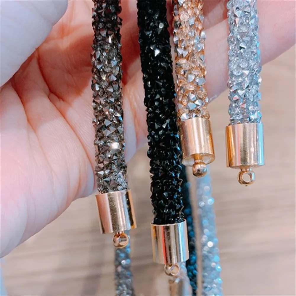 Модная повязка стразы для волос с полностью алмазным покрытием сверкающая