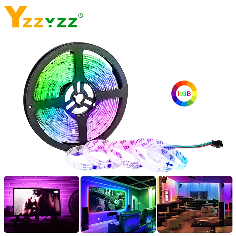 Светодиодная лента RGB 5050SMD WS2811 умная ИС 12 В постоянного тока светильник ная