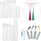 Различные стили и размеры Закладка для книги силиконовая форма для литья под давлением с отверстием для изготовления ювелирных изделий Ремесла Изготовление поделок своими руками украшения ювелирных изделий