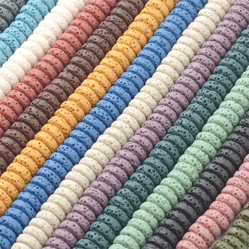 Бусины из вулканического камня 8/10 мм|Бусины| |