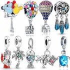 Бусины в виде короны из стерлингового серебра 100% пробы, подходят для оригинальных браслетов Pandora с подвесками, женские Украшения сделай сам