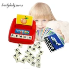 1 комплект Ранние обучающие игрушки с изображением букв английского алфавита, написание карты Монтессори обучения игрушки