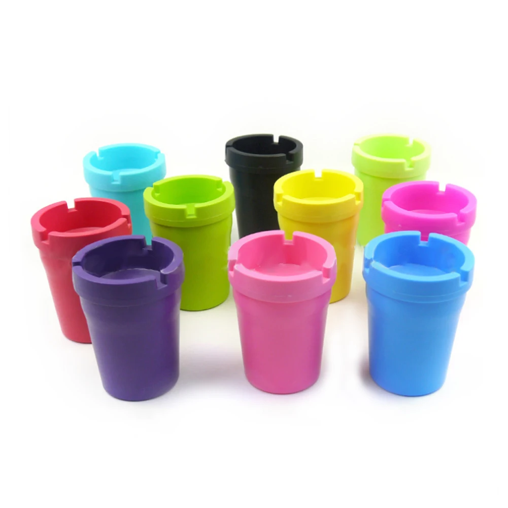 Мини авто Butt Bucket сигарета пластиковые чашки дыма пепельница держатель 1 шт. Прямая поставка поддержка