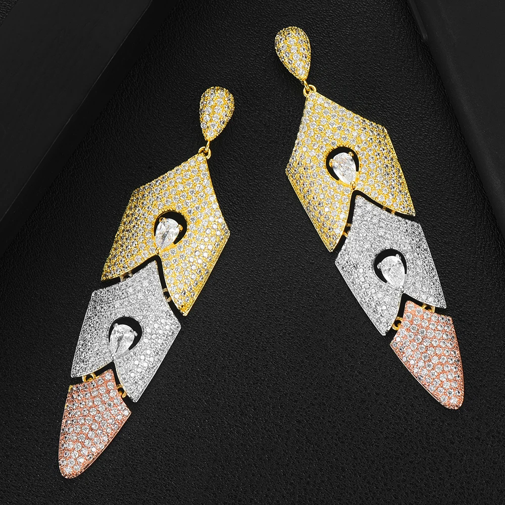 GODKI трендовые длинные серьги для женщин богемные геометрические капли 2020 Brincos