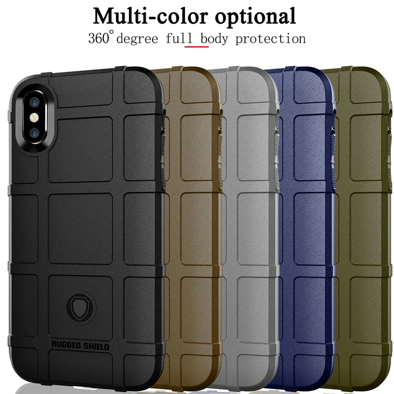 Phone Case For iPhone 11 Pro Max 6S 6 S 7 8 Plus Armor Shield Cover Rugged XR X XS Silicone |