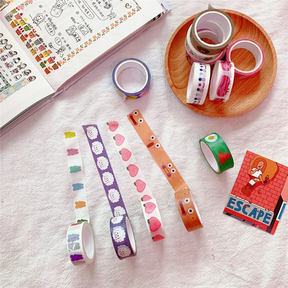 

Cute Washi Tape Masking Tape DIY Home Decor Journal Scrapbooking INS School Stationery Office Supplies