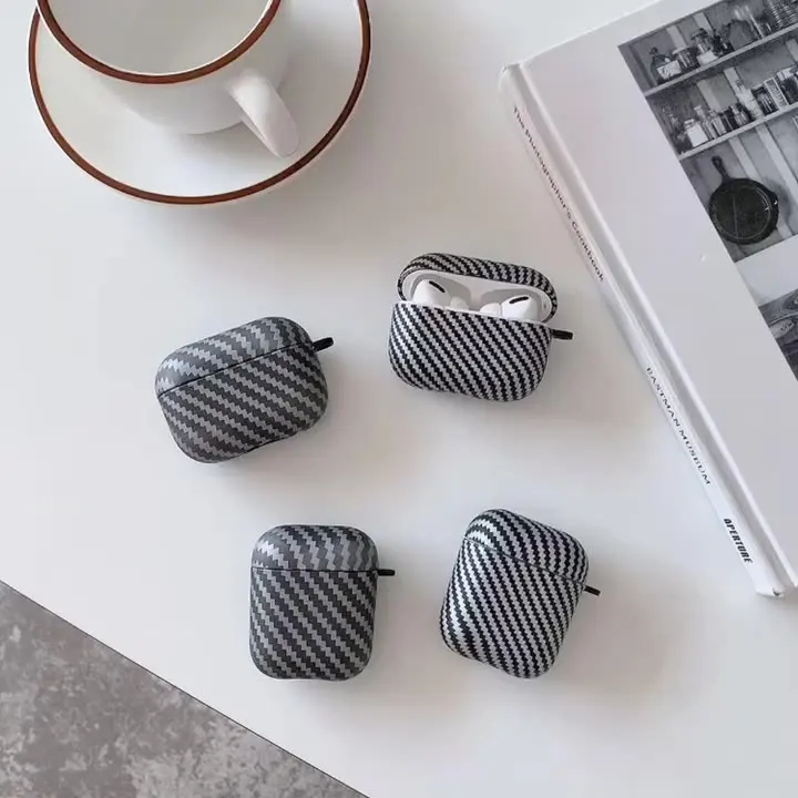 

Роскошный Твердый чехол из углеродного волокна для наушников Apple Airpods 3, защитный чехол для наушников airpods pro 1 2