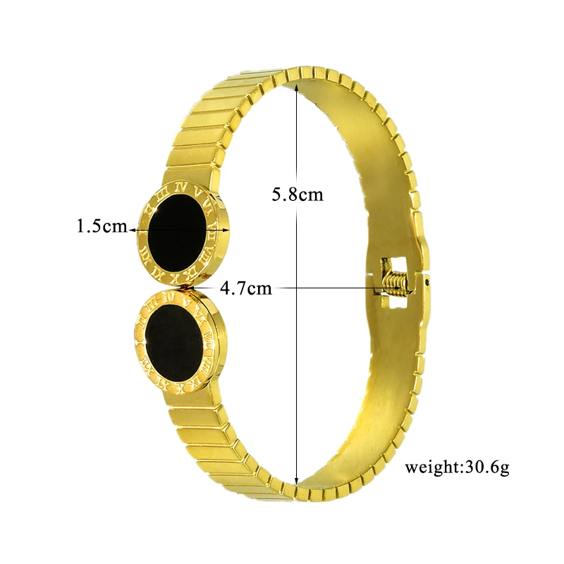 Женский браслет черный корпус римские цифры титановая сталь африканская