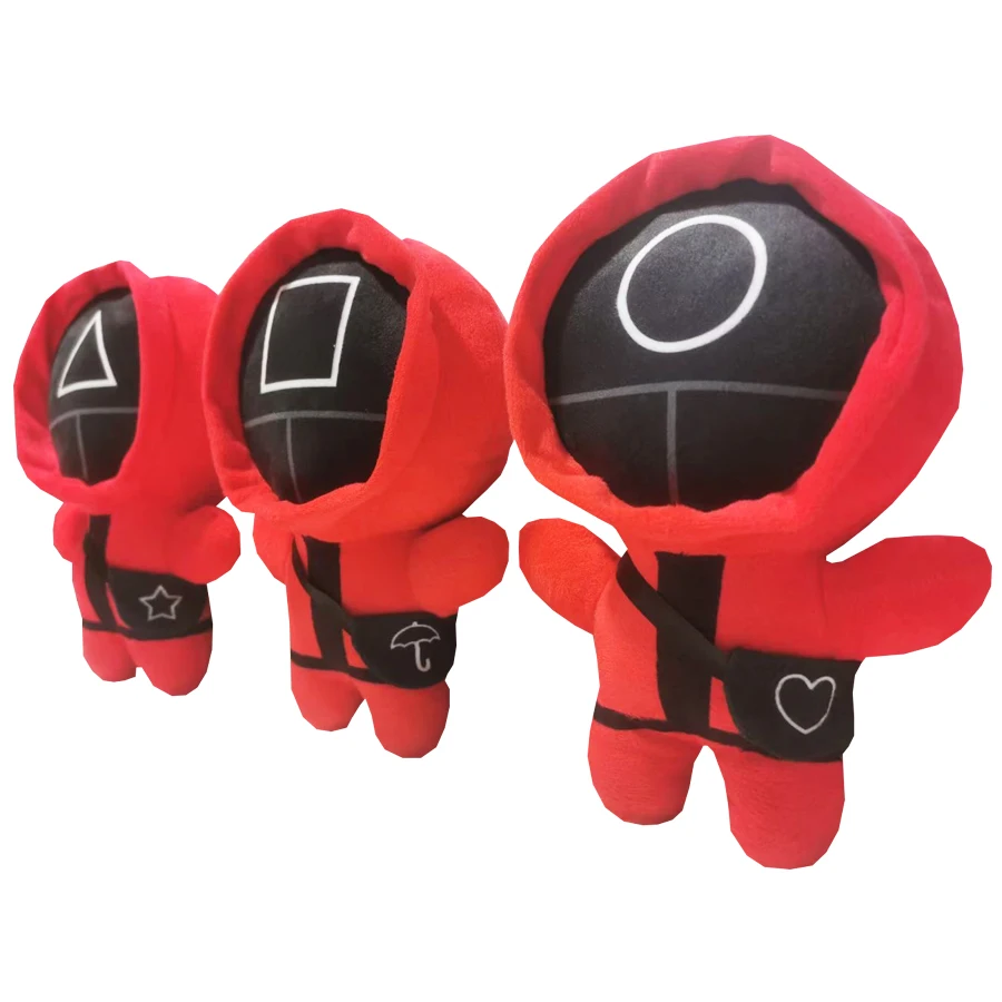 

Squid Game Plush Toy Kawaii Peluche Stuffed Doll Korean Funny Cartoon Squid Game Plushie Toys Halloween Christmas Kids Gifts