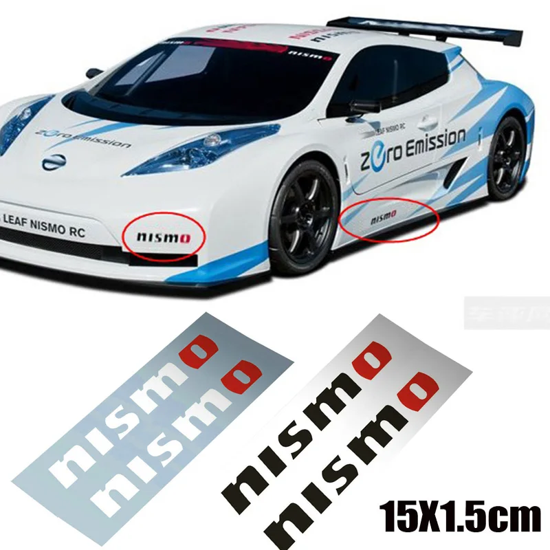 

2pcs good Oracal Material nismo car body sticker for Nissan