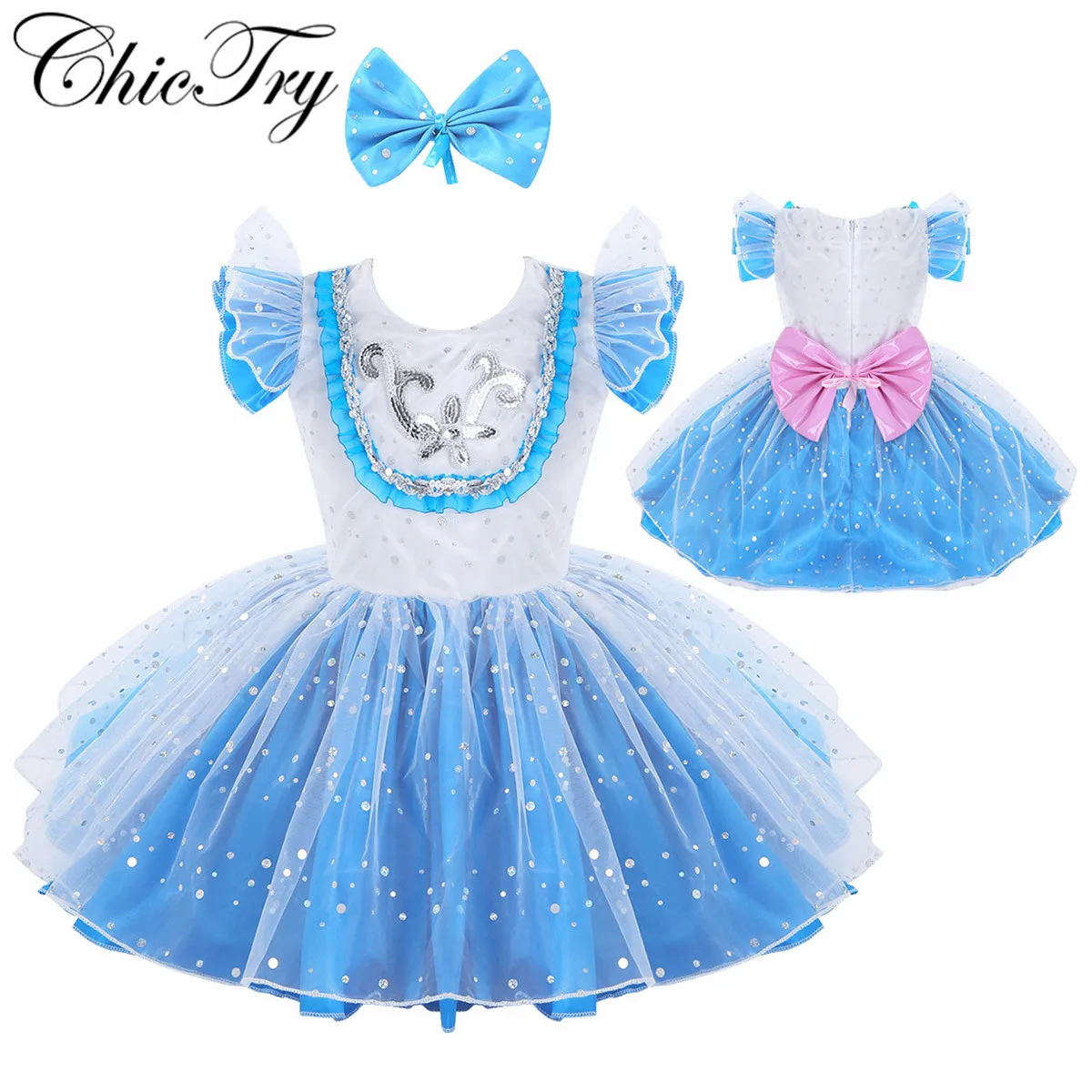 Современные танцевальные костюмы для девочек детское платье принцессы