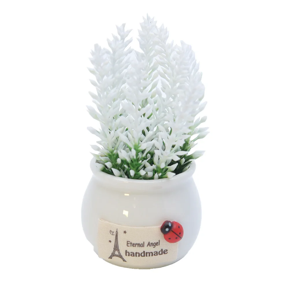 Лавандовый искусственный цветок офисное украшение креативные мелкие предметы