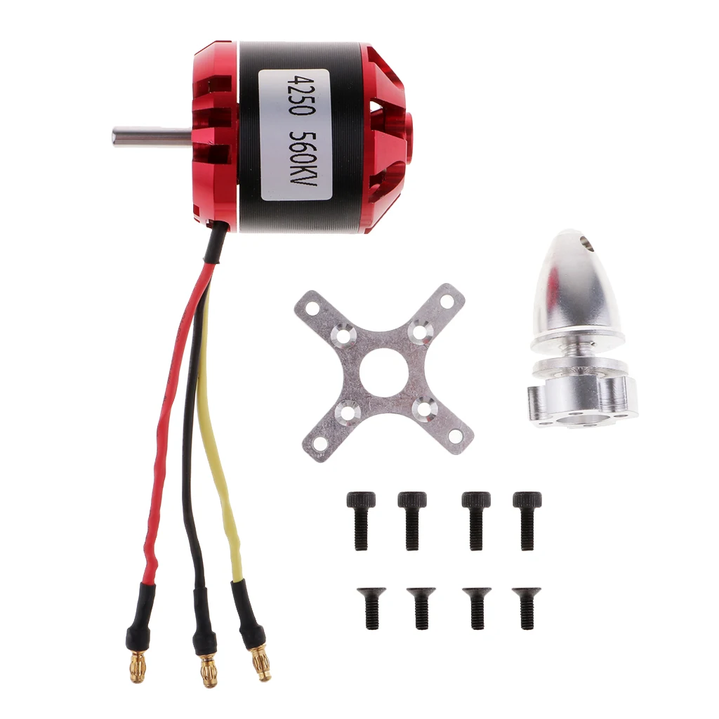 RC части сплава C4250 560KV 3-8S бесщеточный мотор для электрического самоката самолета |