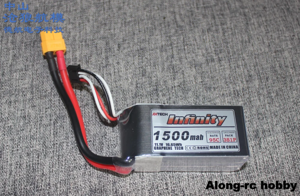 

RC MODEL RC airplane BOAT spare part hobby plane model li-po battery Infinity 3s 1500mah 95c (3 cells 11.1V 1500mah 95C) XT60