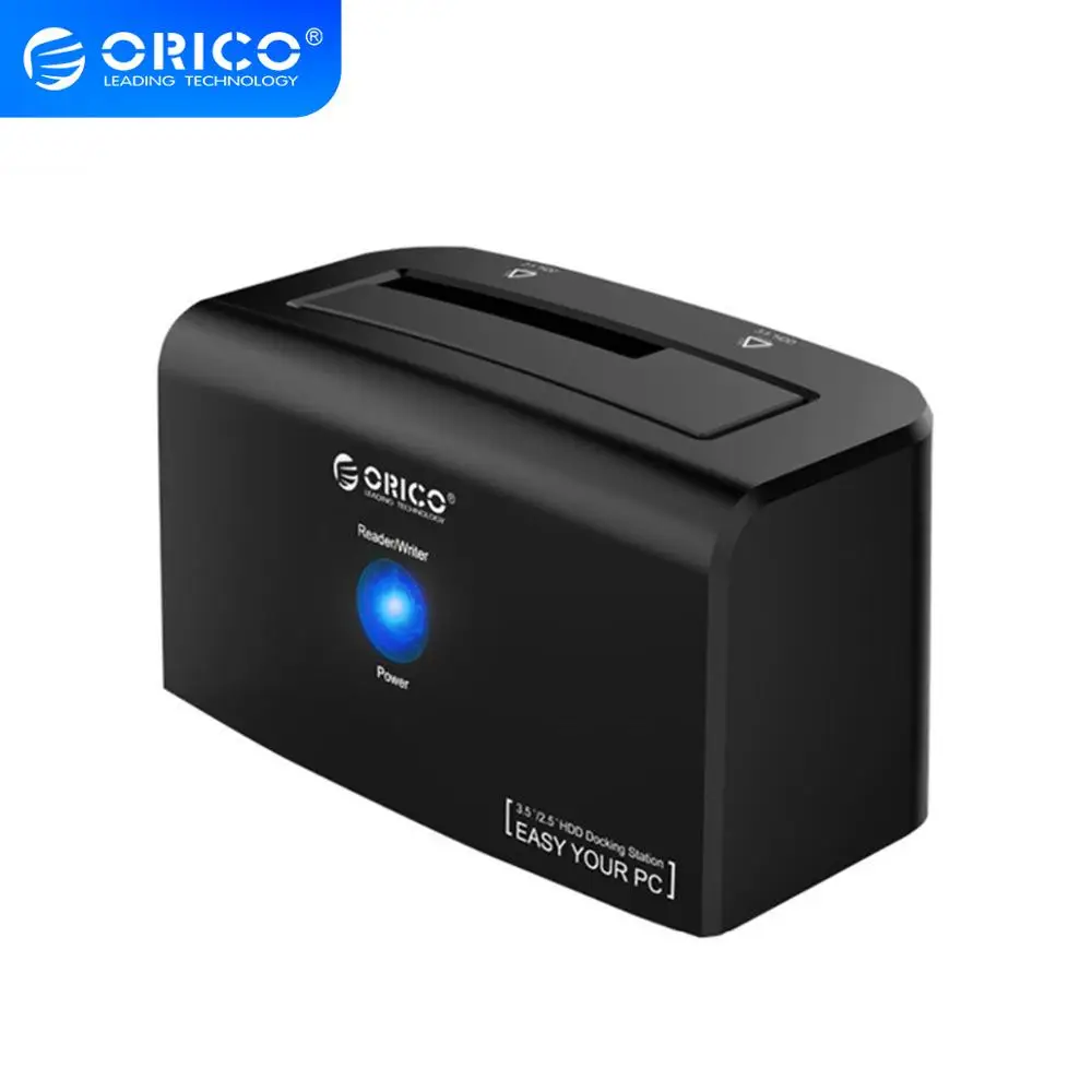 Док станция ORICO для HDD SSD 2 5 дюйма 3 док жесткого диска eSATA и USB 0 с адаптером питания 12